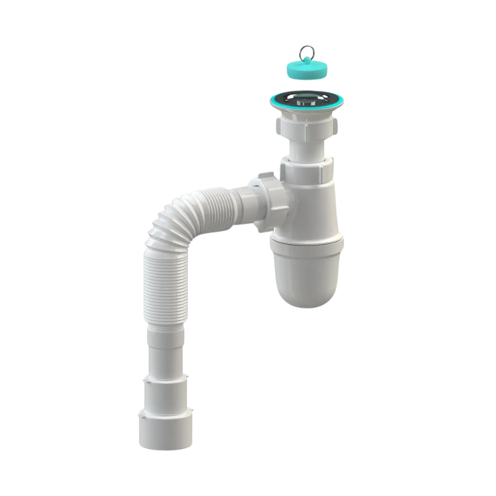 Сифон SoloPlast Т0415 для умывальника и кухонной мойки (28144624)