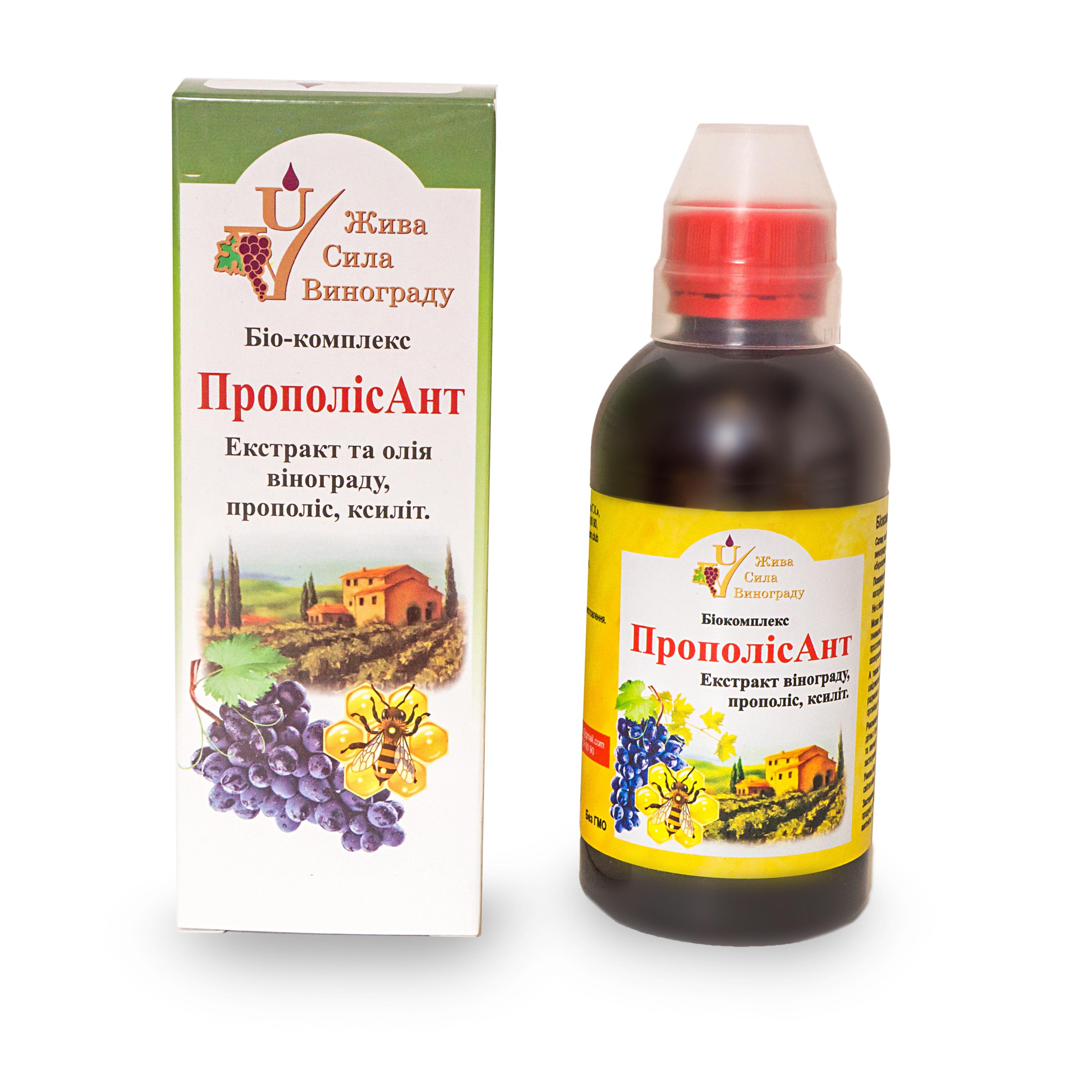 Гель питний Жива Сила Винограду ПрополісАнт 250 мл (ЖСВ18)