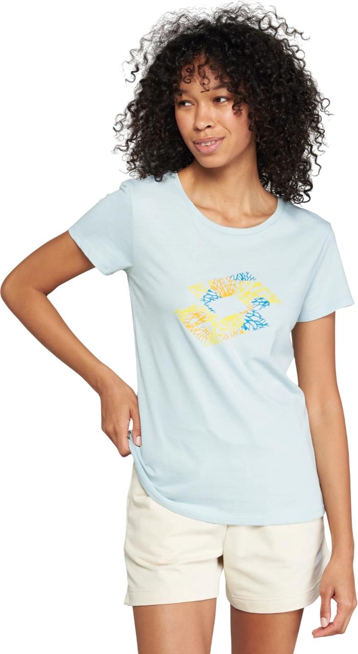 Футболка женская Lotto TEE STAR DUST W II 2XL Бирюзовый (220854/BH8)