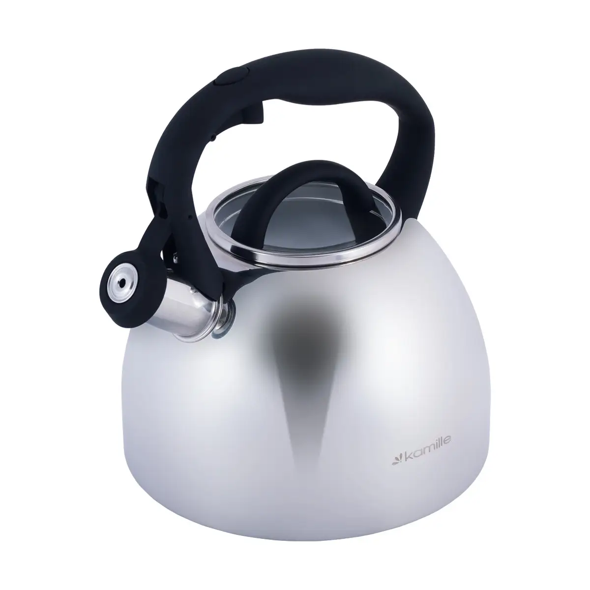 Чайник со свистком Kamille KM-1089 из нержавеющей стали 2,7 л (2499677917)