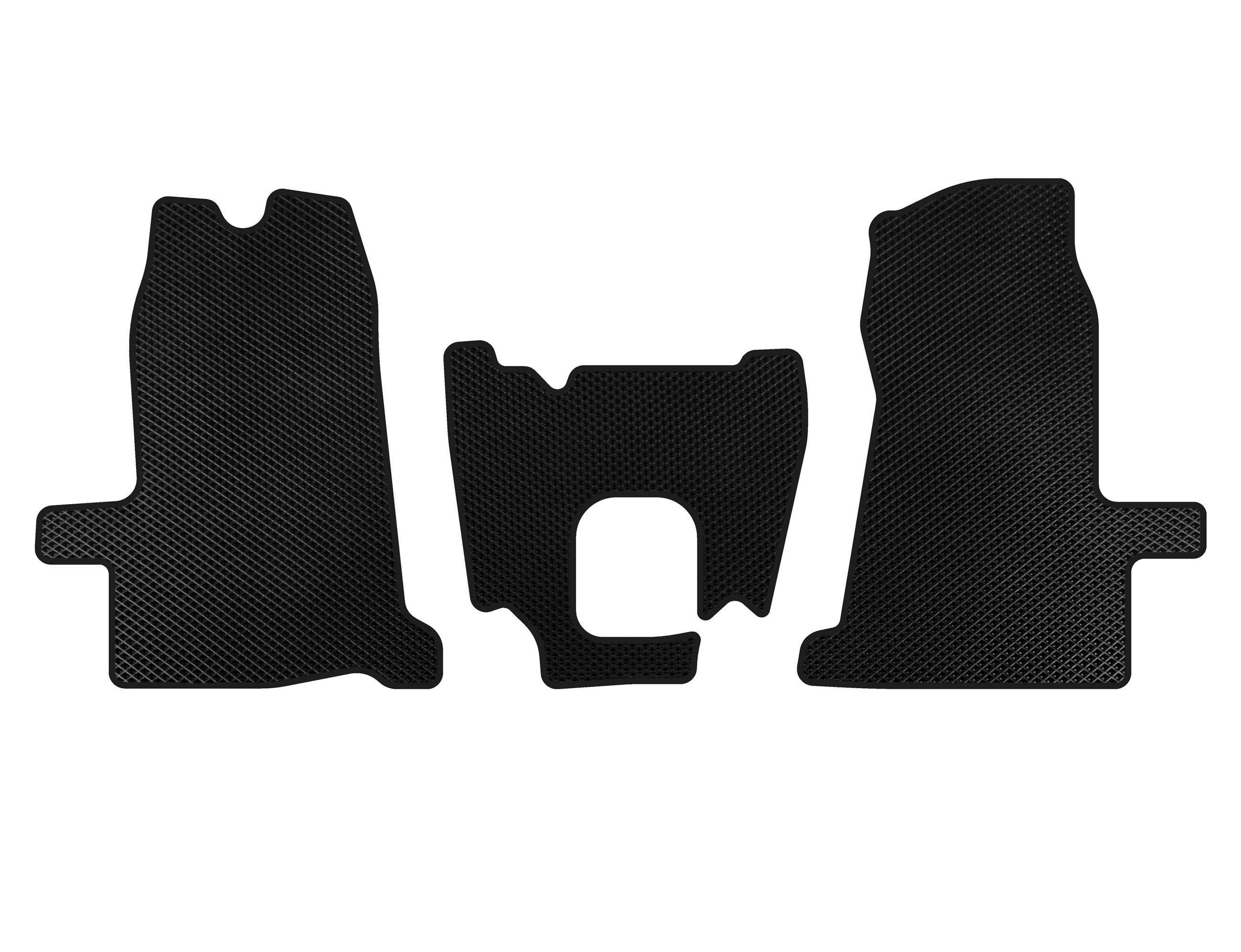 Коврики Digital Designs EVA 2000-2006 1+1 МКПП для Ford Transit 2000-2014 гг. этилвинилацетат Черный (132600)