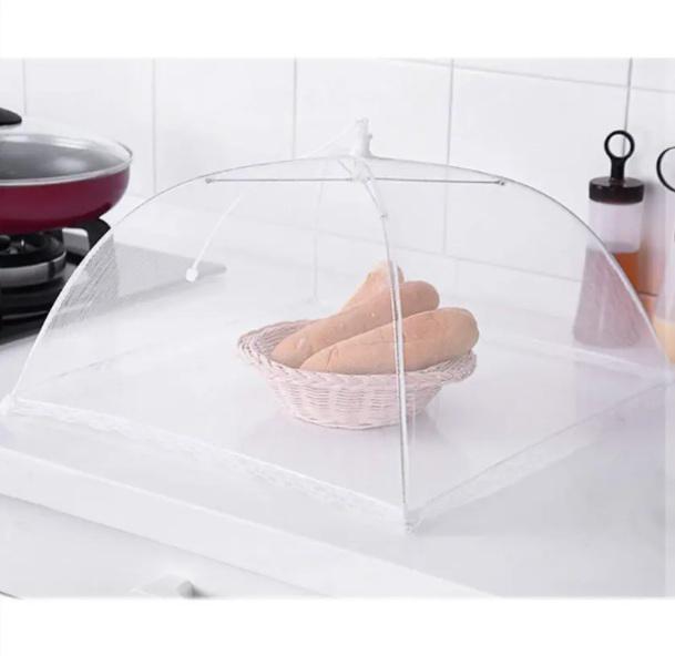 Протимоскітний ковпак Stenson R29821 для продуктів 33х33 см Grey (f51773f5) - фото 2