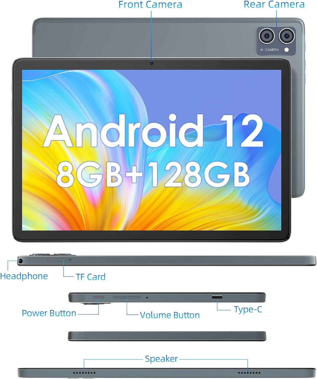 Планшет Jumper EZpad M10SE 10 FHD IPS 8-Core 8GB RAM 128GB Storage Android 12 6000 mAh (1-02-038-00002) - фото 7