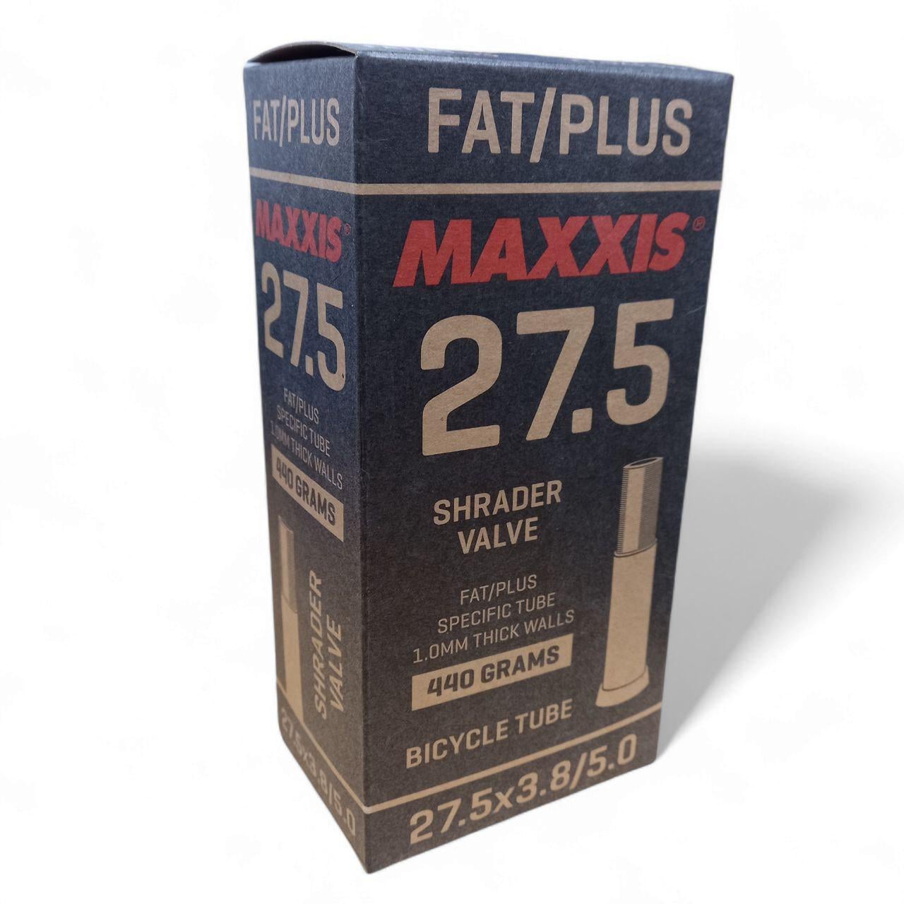 Велокамера Maxxis FAT Tire tube 27,5"x3,8"/5" AV 35 мм (50000356) Велокамера Maxxis FAT Tire tube 27,5"x3,8"/5" AV 35 мм (50000356)