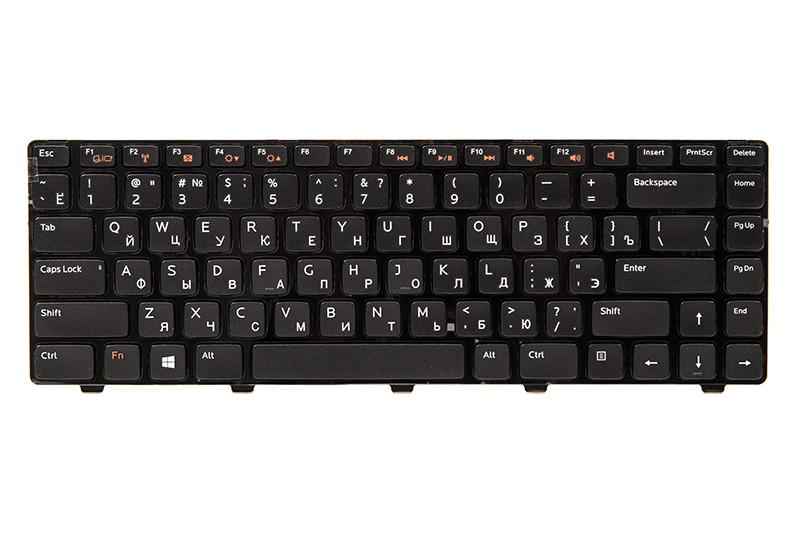Клавіатура Power для ноутбука DELL Inspiron N4110 чорний фрейм Чорний