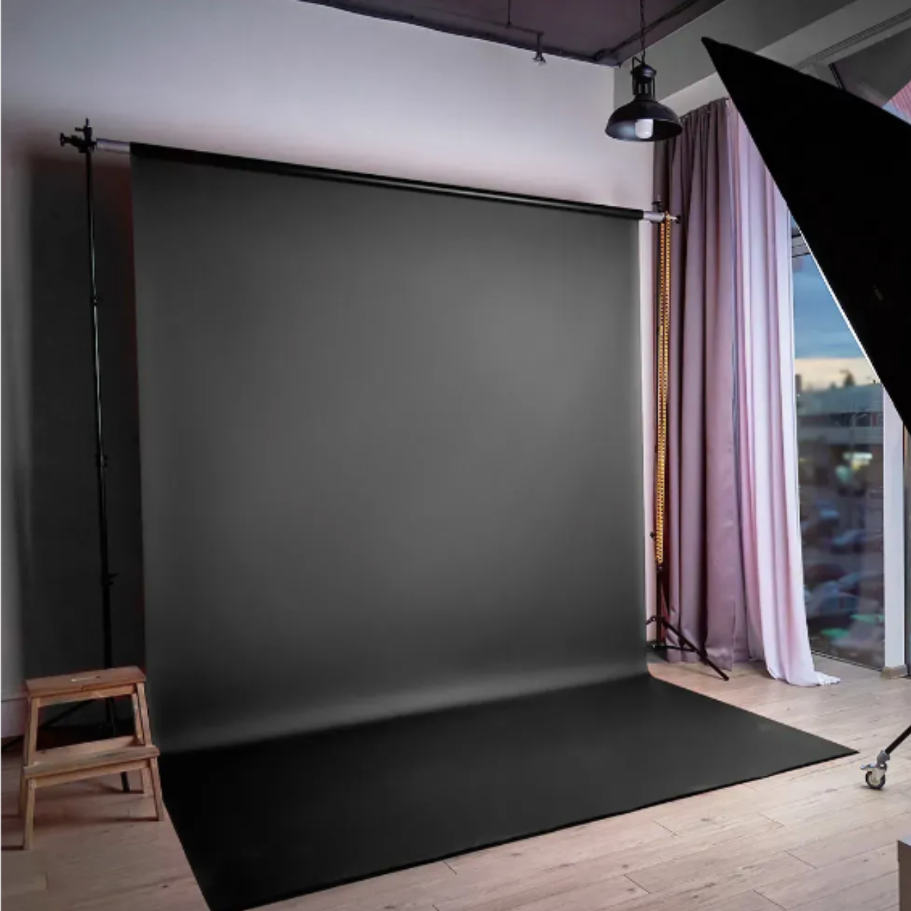 Фотофон виниловый 250х400 см Черный матовый - фото 4 Фотофон виниловый 250х400 см Черный матовый - фото 4