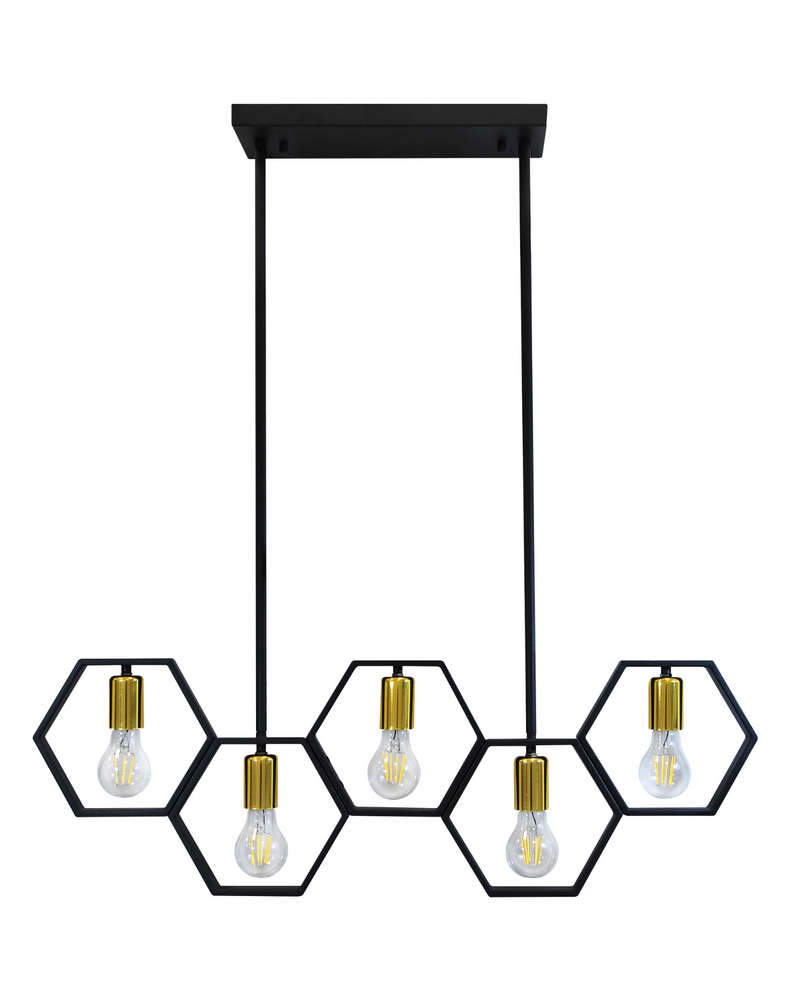 Люстра Polux 312556 Honey E27 5x10W IP20 (10445006)