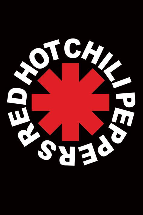 Постер плакат Red Hot Chili Peppers Logo 61x91,5 см