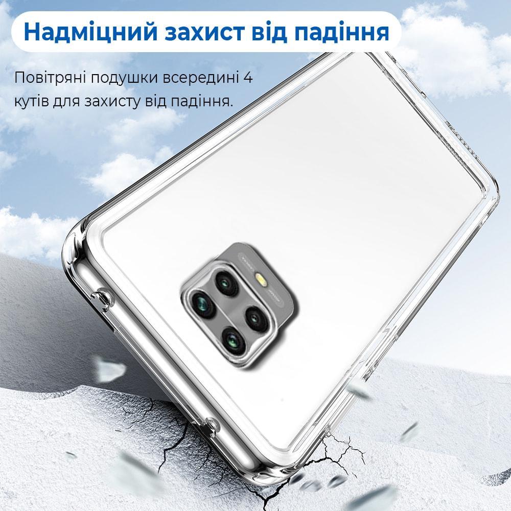 Силиконовый чехол Space Xiaomi Redmi Note 9 Pro (прозрачный) (35385) - фото 3 Силиконовый чехол Space Xiaomi Redmi Note 9 Pro (прозрачный) (35385) - фото 3
