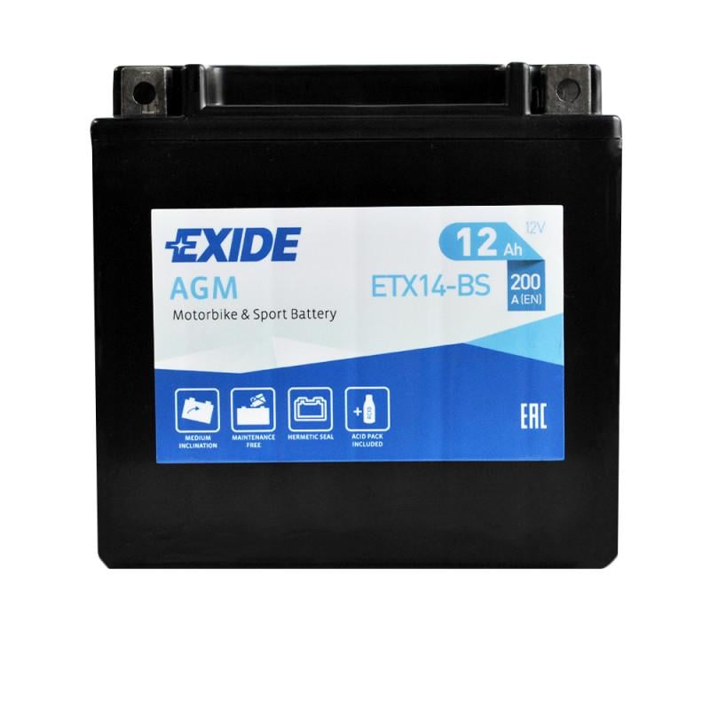 Акумулятор EXIDE ETX14-BS