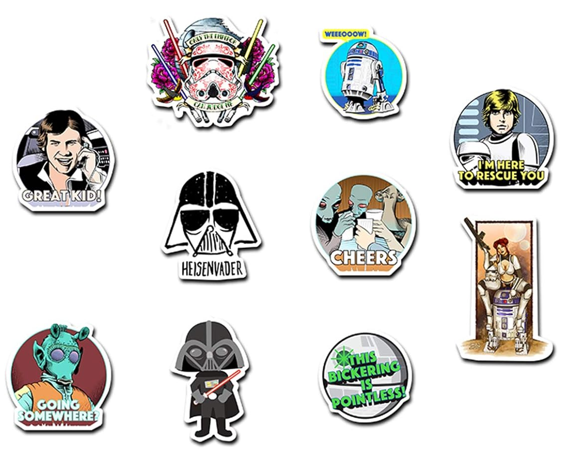 Набор наклеек Star Wars для гаджета/телефона 10 шт. (10020)