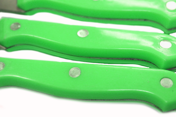 Набор ножей кухонные 3 шт. Зеленый - фото 4 Набор ножей кухонные 3 шт. Зеленый - фото 4