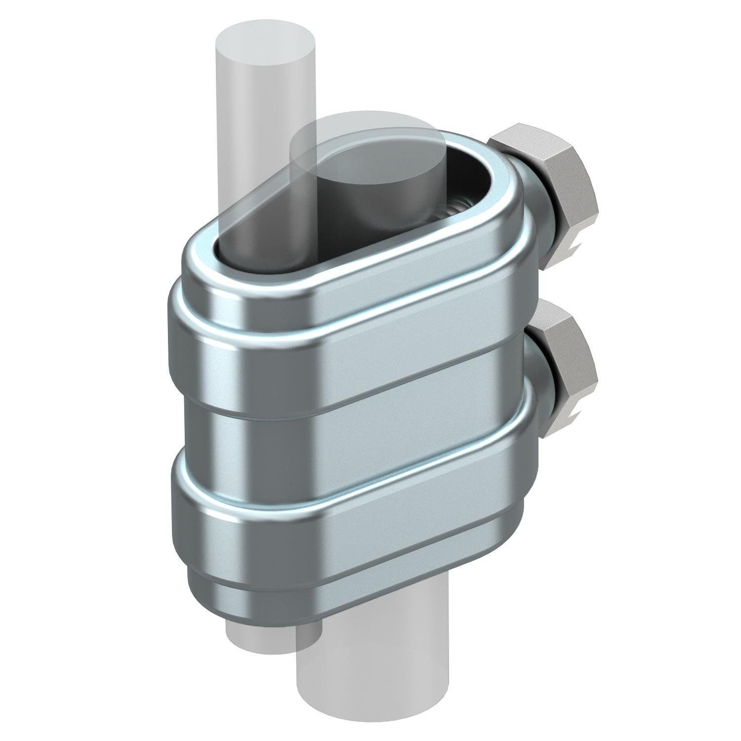 Элемент отделения OBO bettermann стержень ø 16 мм и прута ø 8-10 мм оцинкованная сталь (5335140)