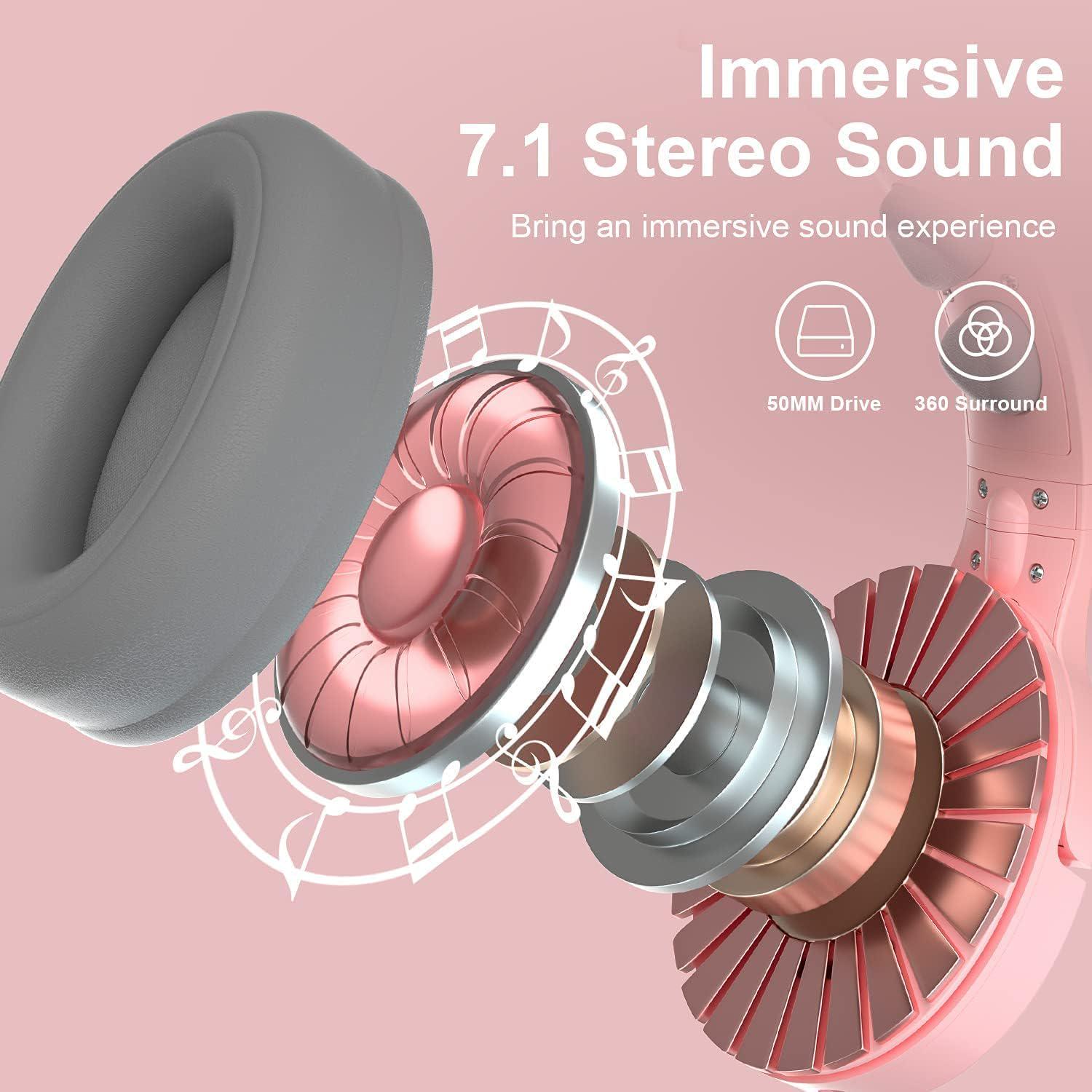 Навушники дитячі з вушками Kotion Each Q9 Bluetooth підключенням (2413) - фото 5 Навушники дитячі з вушками Kotion Each Q9 Bluetooth підключенням (2413) - фото 5