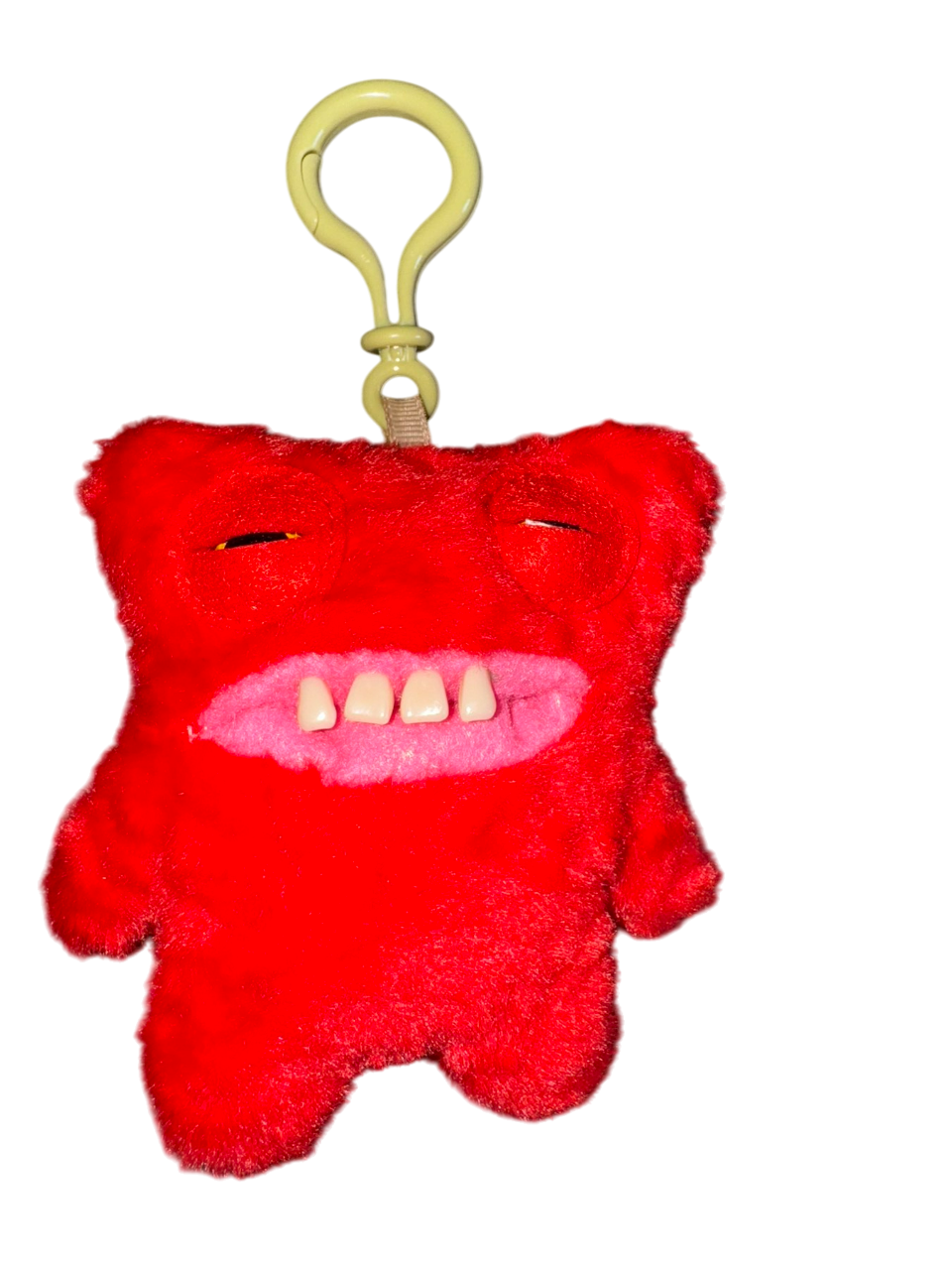 Игрушка мягкая монстрик Fuggler с зубами Красный
