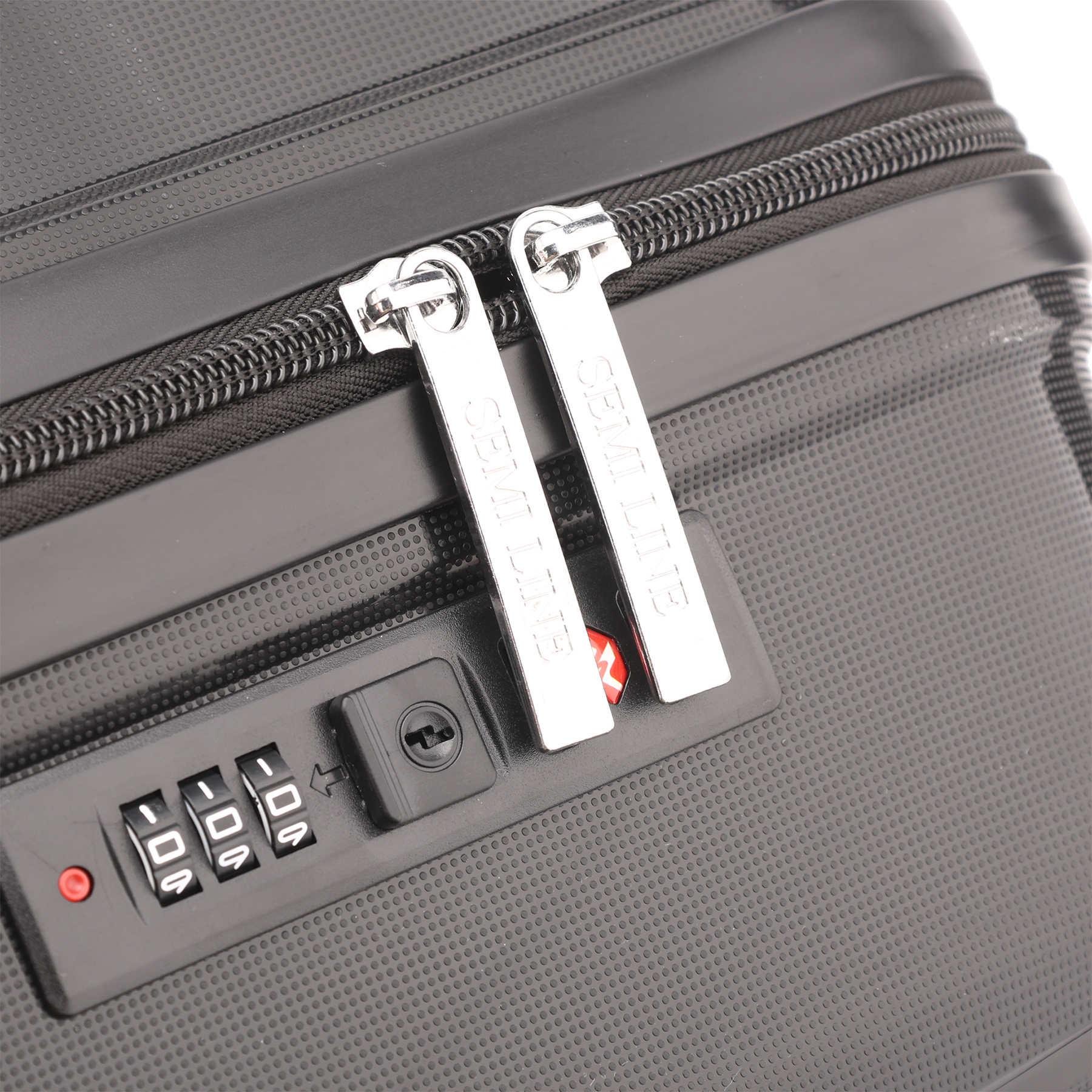 Чемодан SEMI LINE 24" Black (T5826-2) - фото 7 Чемодан SEMI LINE 24" Black (T5826-2) - фото 7