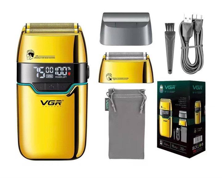 Електробритва акумуляторна бездротова VGR V-350 Золотий (24985228)