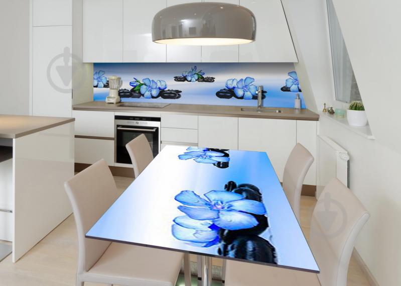 Наклейка 3Д виниловая на стол Zatarga «Бирюзовые чувства» 650х1200 мм (Z182544/1st)