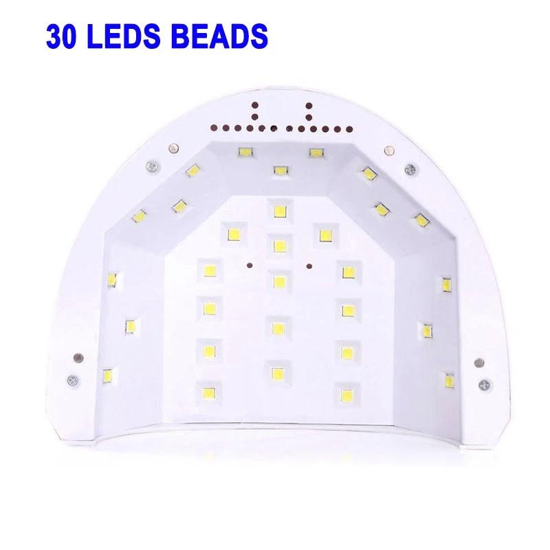 Лампа SUN для сушіння гель лаку 48 W LED/UV LED дисплей Білий (1S) - фото 5 Лампа SUN для сушіння гель лаку 48 W LED/UV LED дисплей Білий (1S) - фото 5