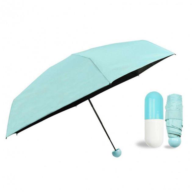 Зонт карманный Capsule Umbrella Голубой (f0c1512e) - фото 3