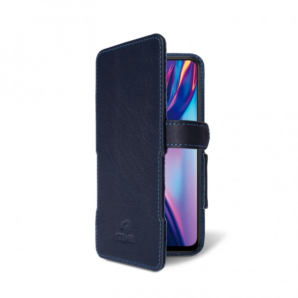 Чехол книжка Stenk Prime для OPPO A12 Синий (66478)