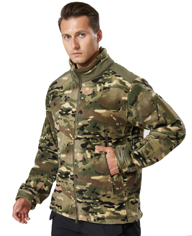 Куртка флисовая для осени и зимы Solve Woodland S (KT6000606) - фото 2 Куртка флисовая для осени и зимы Solve Woodland S (KT6000606) - фото 2