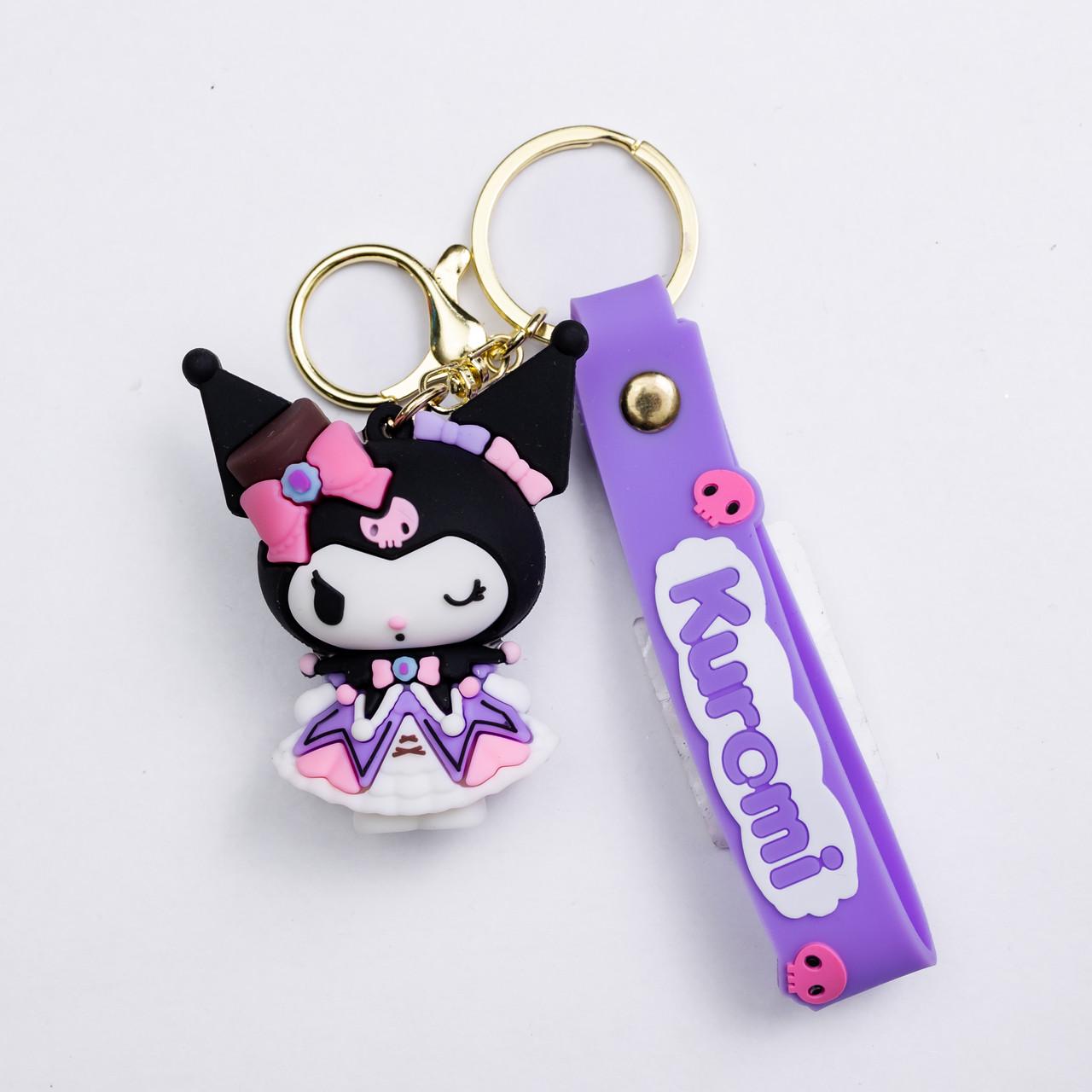 Брелок для ключей Kuromi 4,5х6 см Черный (HP-55-25B)