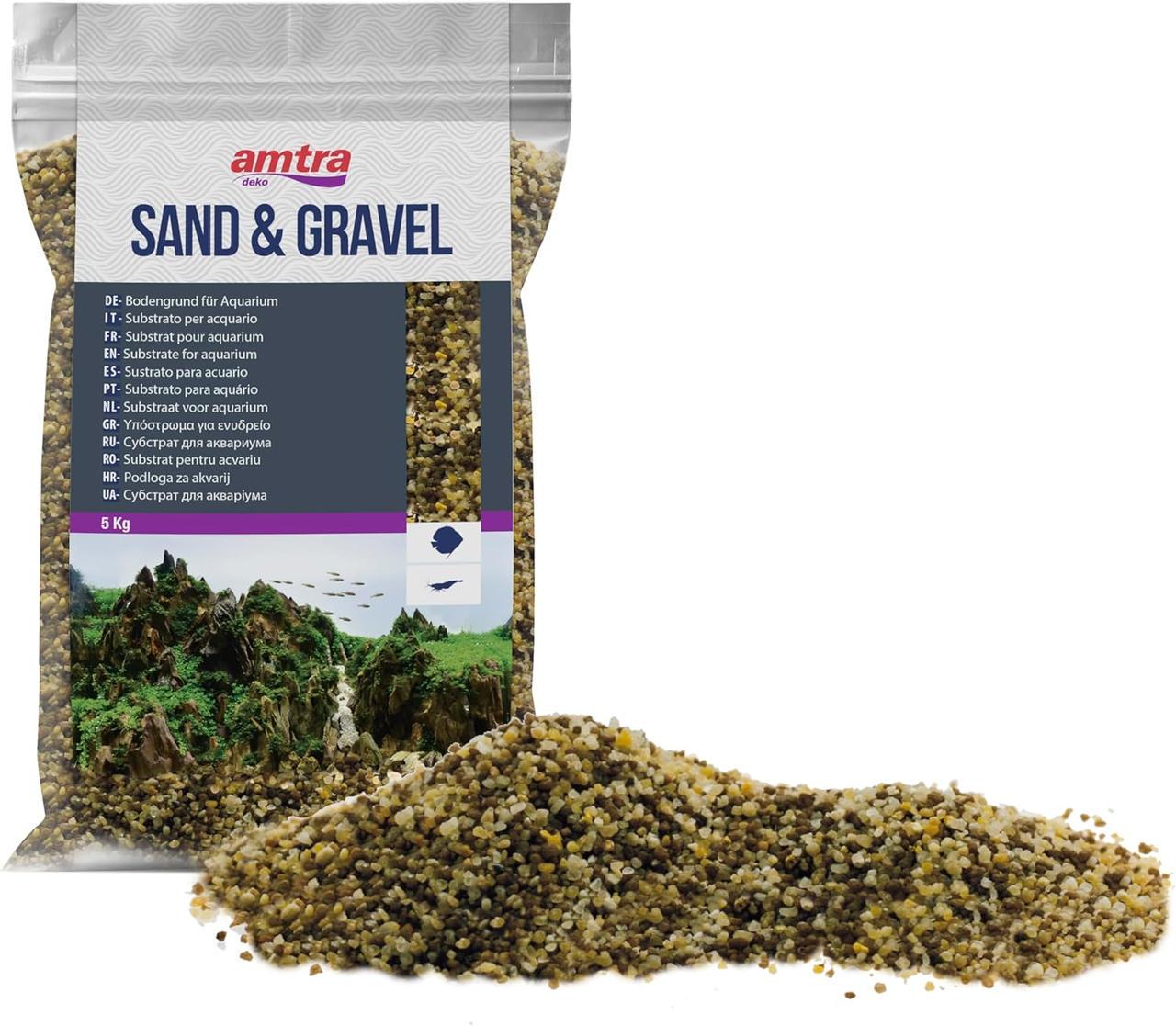 Грунт для аквариума Amtra Sabbia River Mix 1-2,5 мм 5 кг (1353848835)