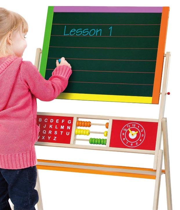 Деревянный мольберт Viga Toys 50951 двухсторонний магнитный - фото 5 Деревянный мольберт Viga Toys 50951 двухсторонний магнитный - фото 5