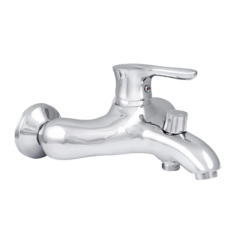 Смеситель для ванны Zerix Z3011 из силумина Стальной (ZX0369)