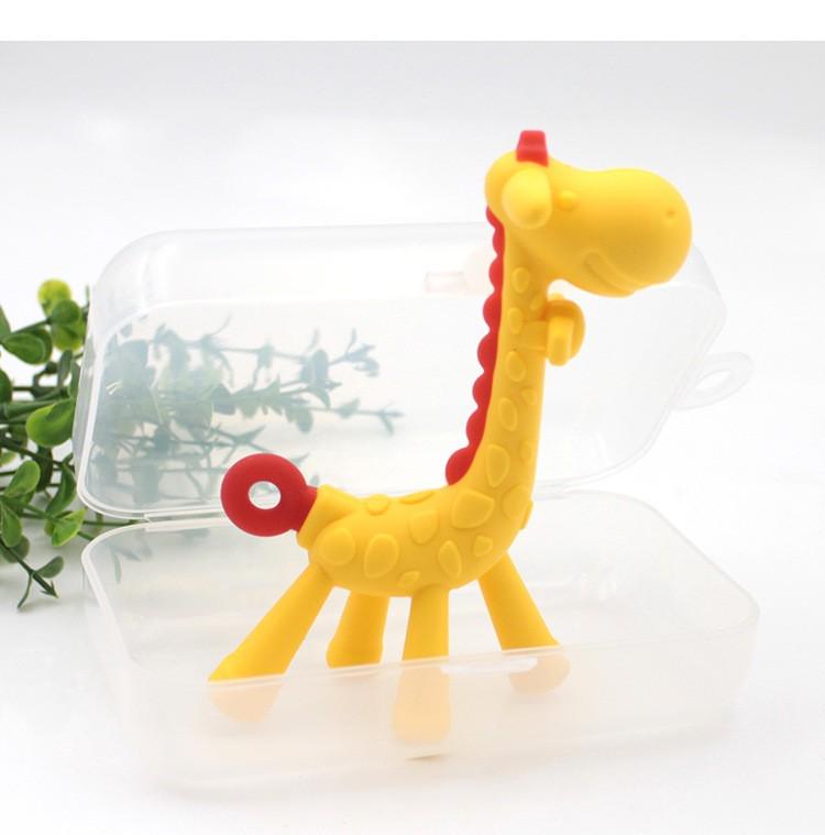 Прорезыватель-игрушка для зубов Жирафчик Желтый (24030005)