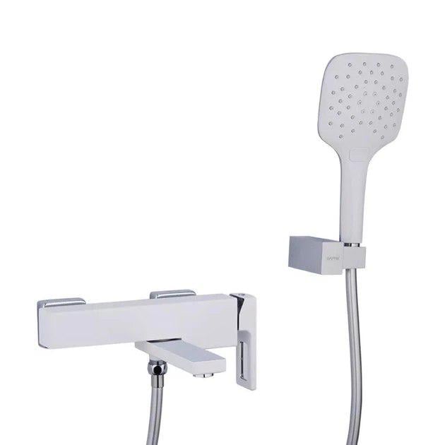 Змішувач для ванни Gappo G3217-8 вилив з функцією перемикача на душ латунь Білий (31285161)