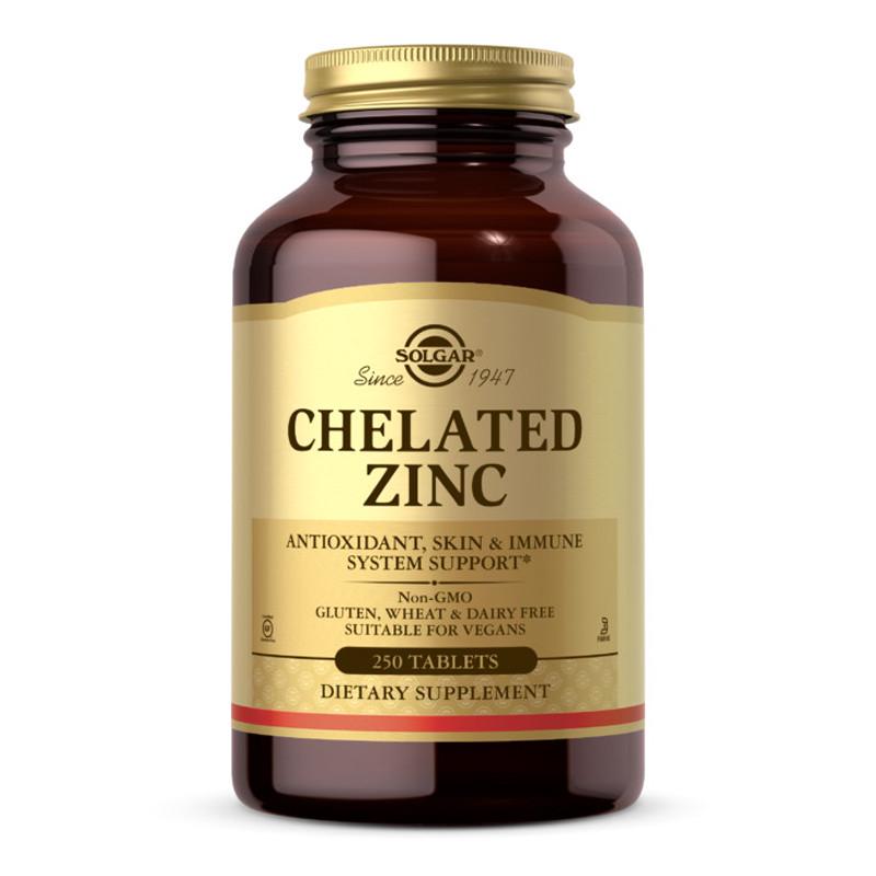 ᐉ Хелатный цинк Solgar Chelated Zinc 250 табл. (11040-01) • Купить в ...