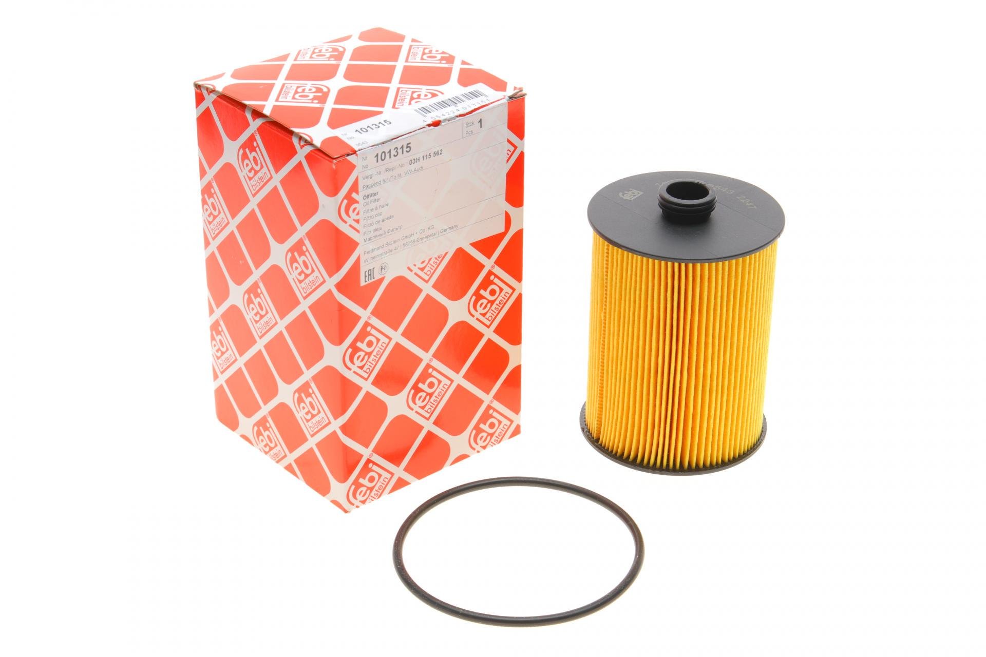 Фильтр масляный FEBI BILSTEIN для VW Passat/Touareg 3,6 V6 FSI 10- (101315)