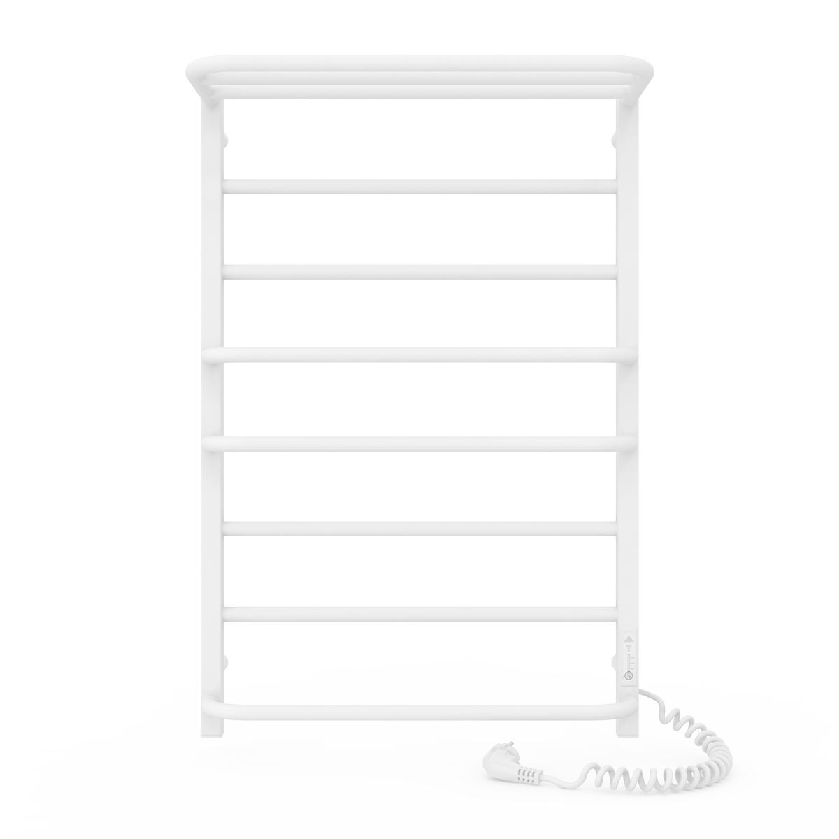 Полотенцесушитель электрический Laris Зебра Комфорт ЧФ8 стальная 500х800 мм с полкой и правым подключением Белый (132-127-73207785) - фото 2 Полотенцесушитель электрический Laris Зебра Комфорт ЧФ8 стальная 500х800 мм с полкой и правым подключением Белый (132-127-73207785) - фото 2