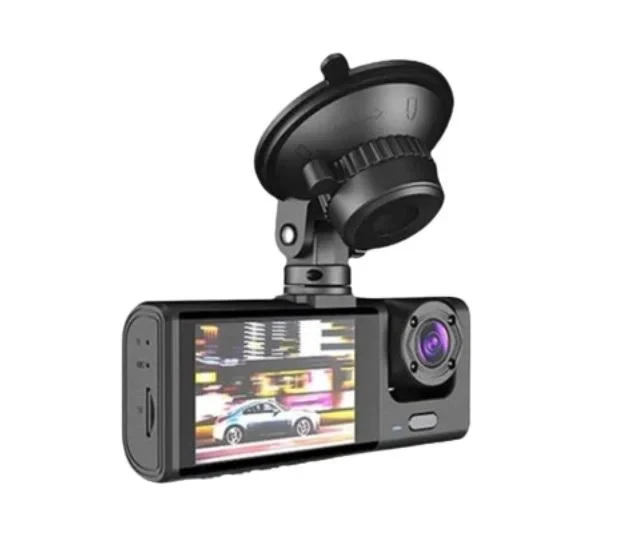 Відеореєстратор автомобільний 1080Р BauTech на 2 камери з функцією нічної зйомки та циклічним записом Чорний (2598466351)