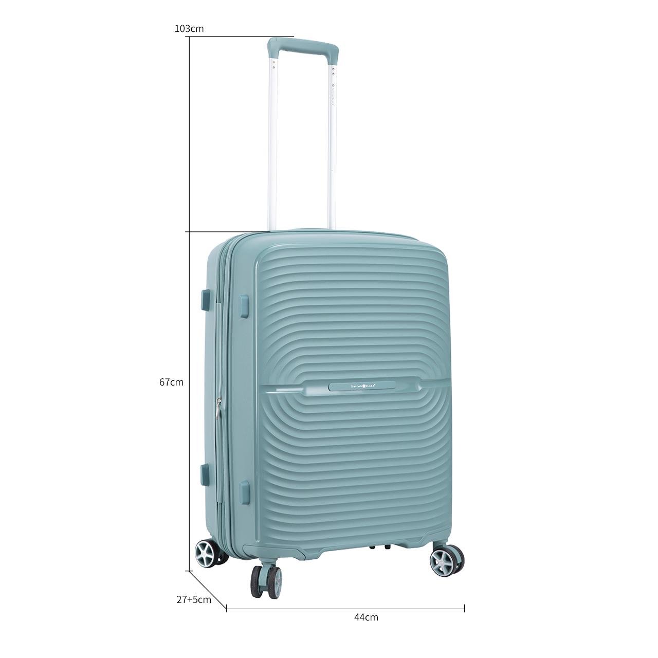 Валіза середня Snowball 40903 поліпропілен M Зелений - фото 2 Валіза середня Snowball 40903 поліпропілен M Зелений - фото 2