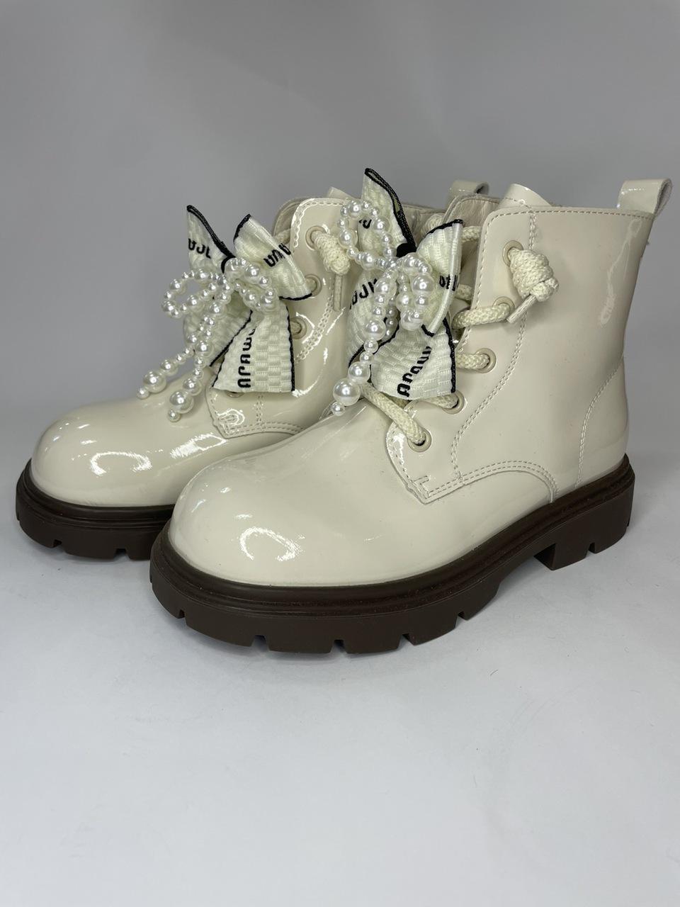 Черевики демісезонні Apawwa 4294/30 р. 30 19,5 см Бежевий (31805041)