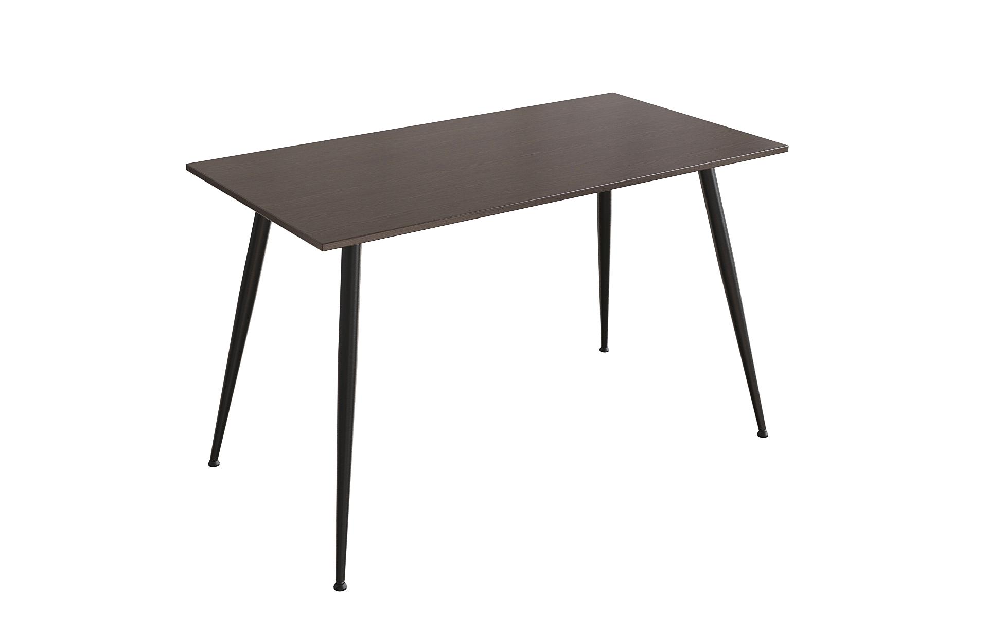 Обеденный стол Ferrum-decor Марсель 40 металл/ДСП 16 мм 75x120x60 см Черный/Венге Магия (FRD-106755)