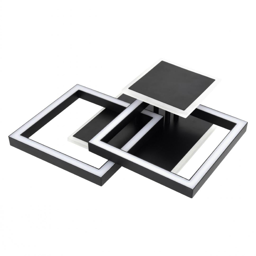 LED-люстра RMI-75-BK с пультом ДУ 75 Вт 3000-6000К 300-6000 Lm Черный (V6919120231291)