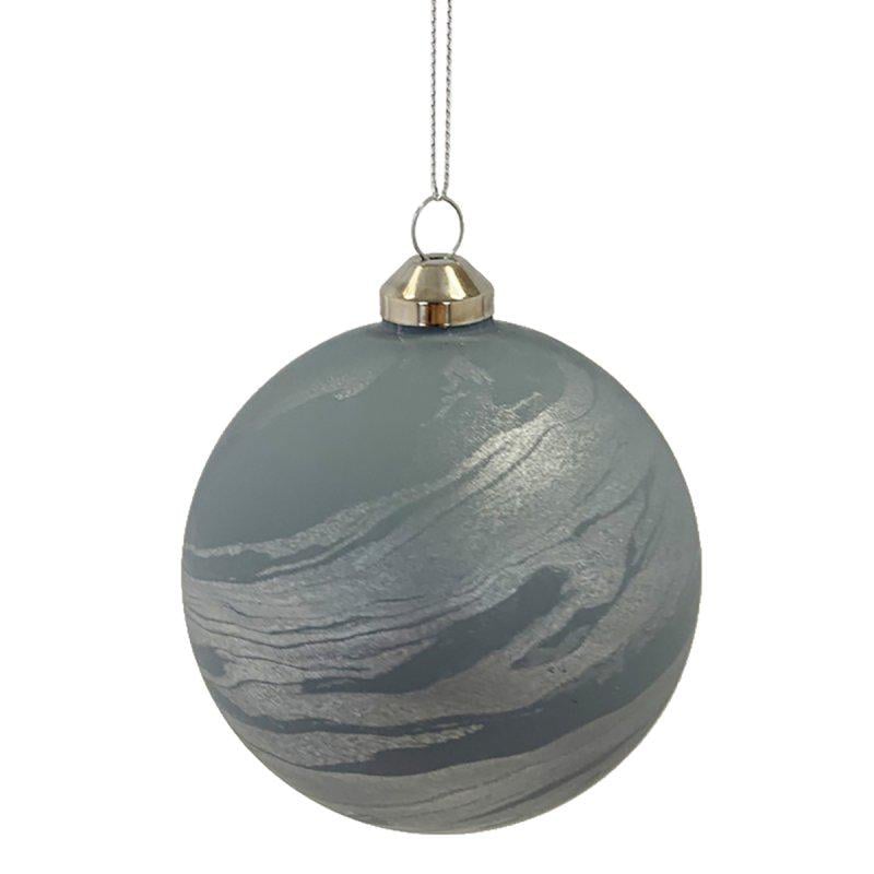 Игрушка на елку Шарик 10 см Синий (TY-5-R-98)