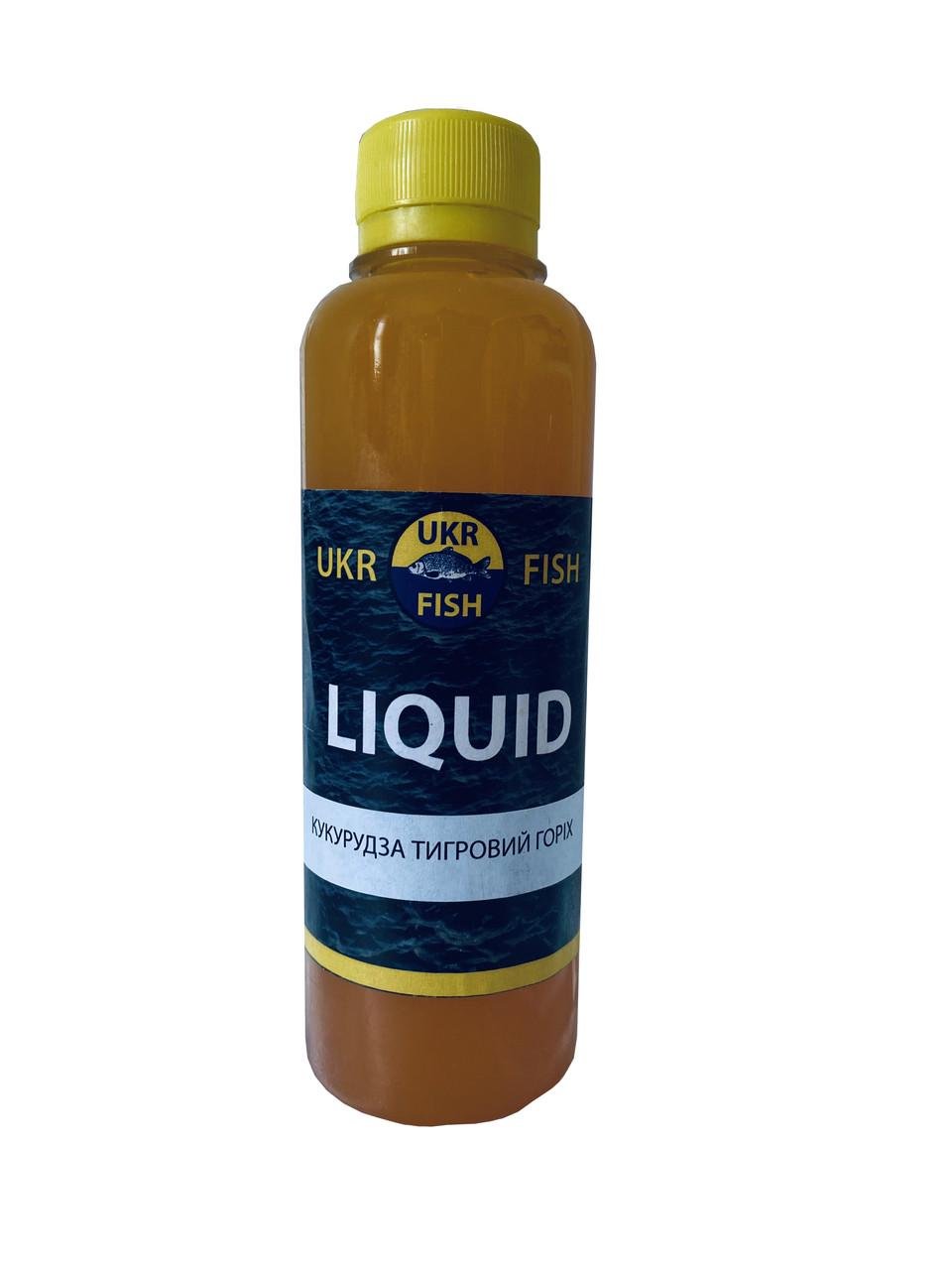 Добавка рідка Liquid Ukr Fish кукурудза/тигровий горіх 300 мл - фото 1