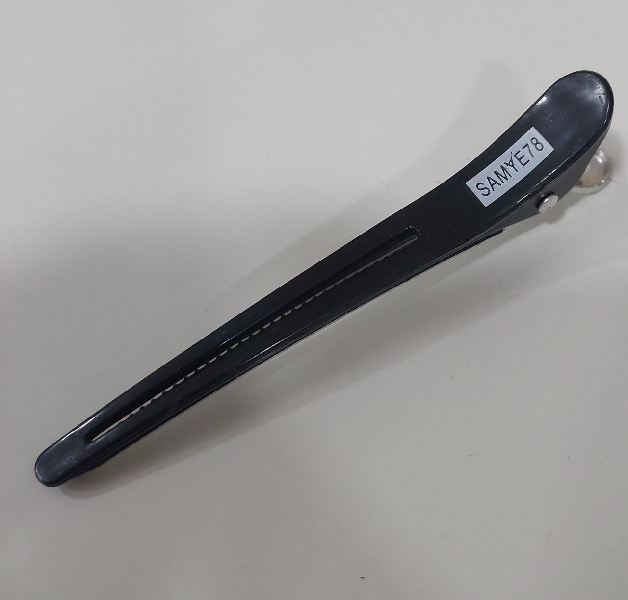 Зажим для волос ДенІС professional SAMYE78 металл/пластик 115х13 мм Черный (1453071315)