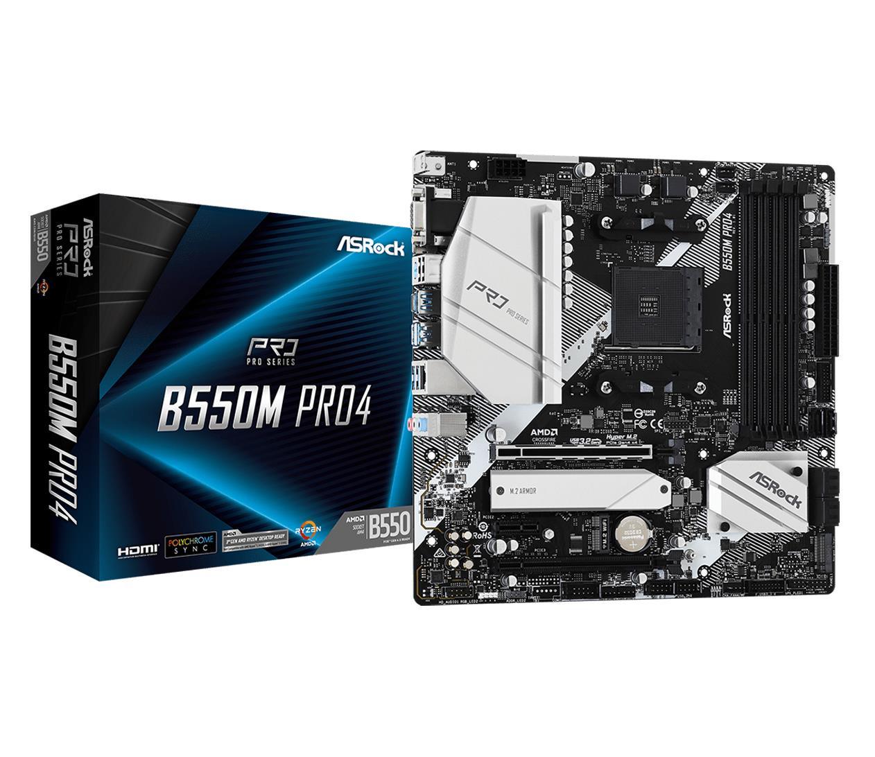 Материнська плата ASRock B550M PRO4 (27064776)