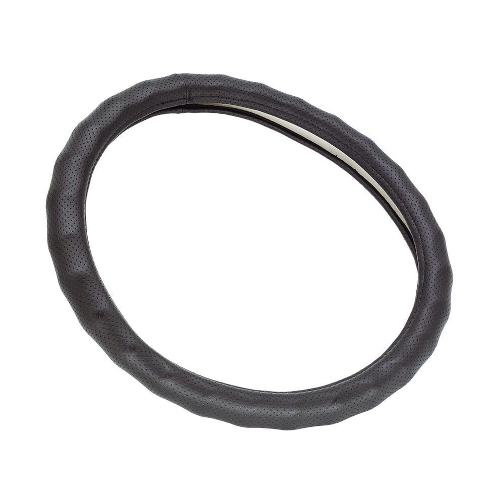 Чохол на кермо з екошкіри Elegant Plus L Чорний (EL 105722)