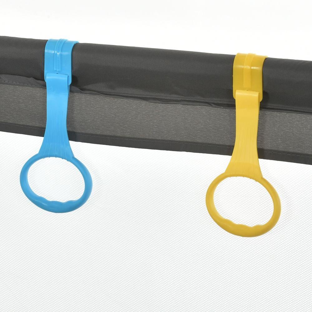 Манеж Bambi MR 1340-G на застежке-молнии две ручки для поддержки малыша Oхford 150D Черный - фото 4 Манеж Bambi MR 1340-G на застежке-молнии две ручки для поддержки малыша Oхford 150D Черный - фото 4