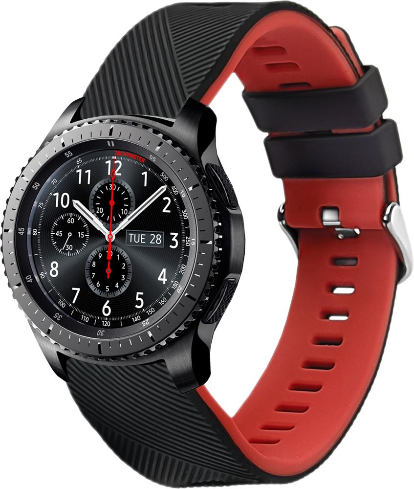 Ремінець Luminic для Samsung Gear S3 Black Red (26660-44)