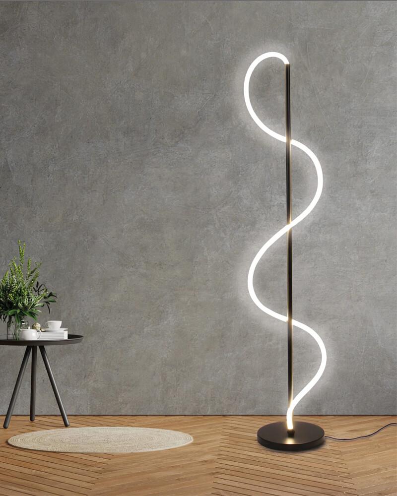 Торшер Polux 330185 Emma LED 1x36W 4000K 4300Lm IP20 Черный (27506838) - фото 2 Торшер Polux 330185 Emma LED 1x36W 4000K 4300Lm IP20 Черный (27506838) - фото 2