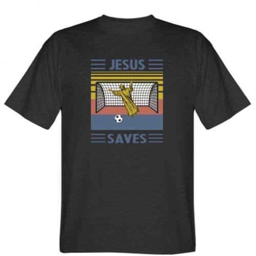 Футболка чоловіча Jesus will save XL Чорний (11951353-2-175191-XL) - фото 1