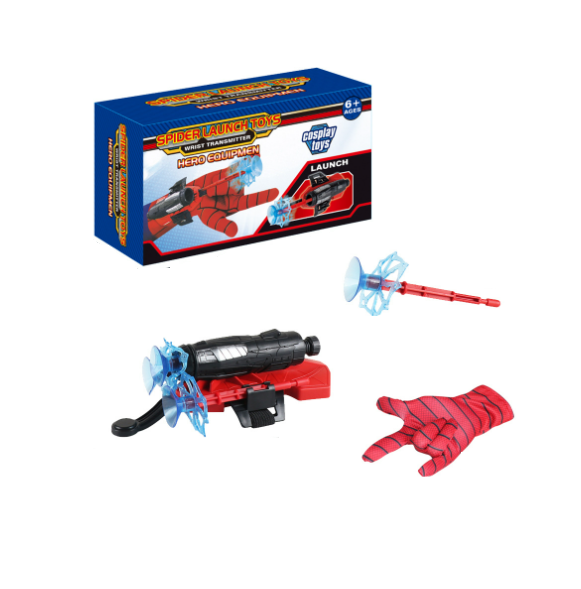 Бластер SPYOAIDOLL Spiderman стреляющий присосками (03979)